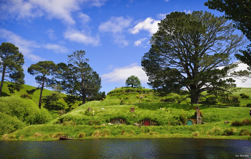 The lush countryside of The Shire Photo Credit: Hobbiton Movie Set