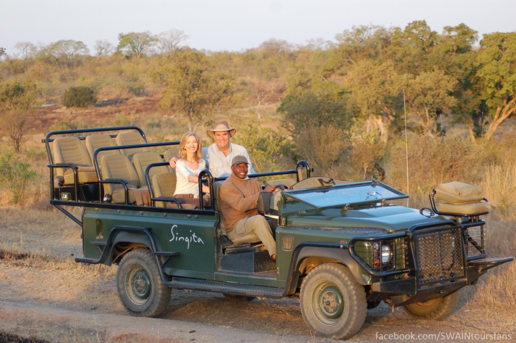 Linda and I ready for the game drive!