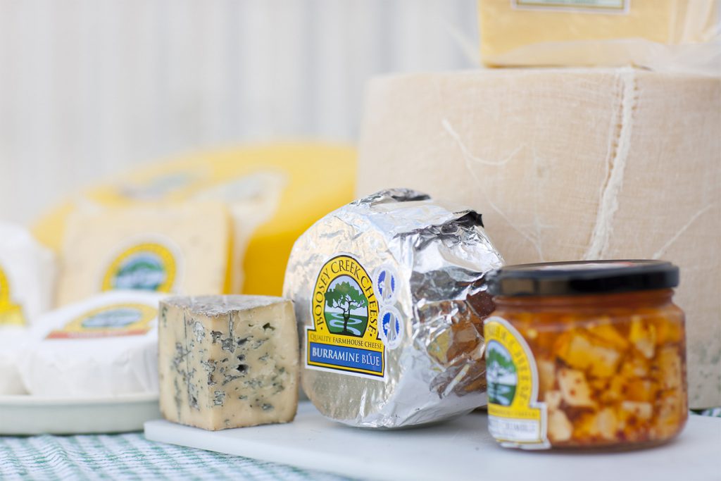 Cheeses from Boosey Creek Cheese | Photo Credit: Tourism Victoria/Robert Blackburn
