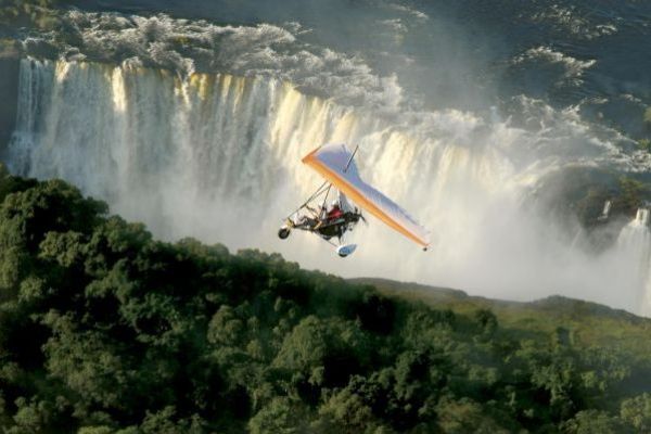 Microlight Flight over Victoria Falls