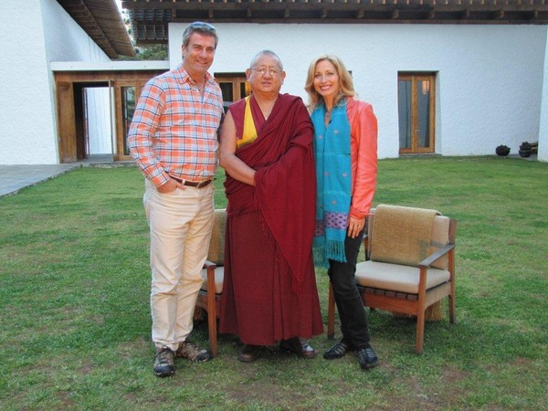 With Rimphoche at Amankora With Rimphoche at Amankora