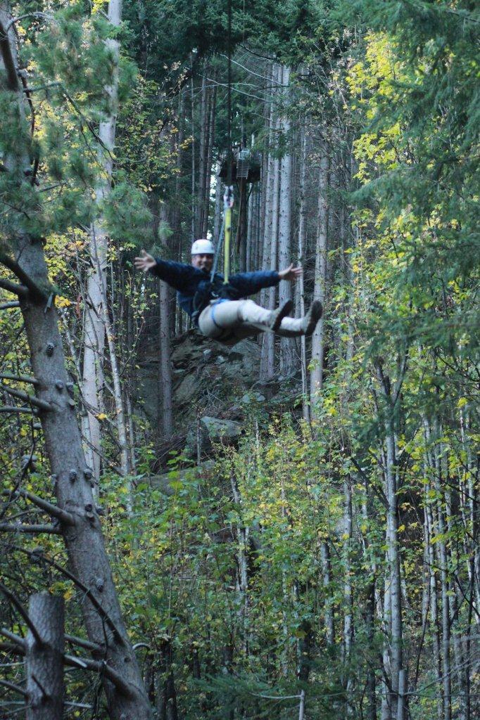 Ziplining