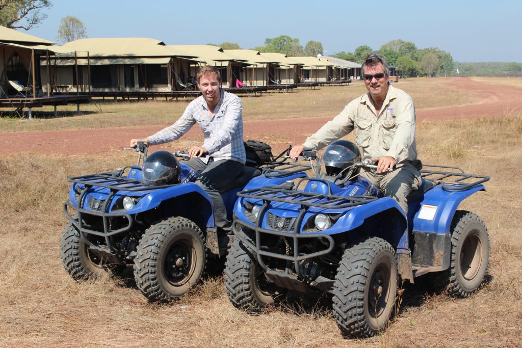 A bit dusty from the quad bikes!