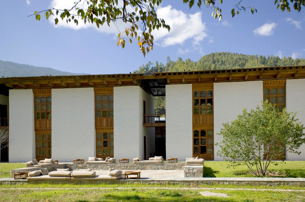 Bumthang Courtyard Photo Credit: Amankora Bumthang