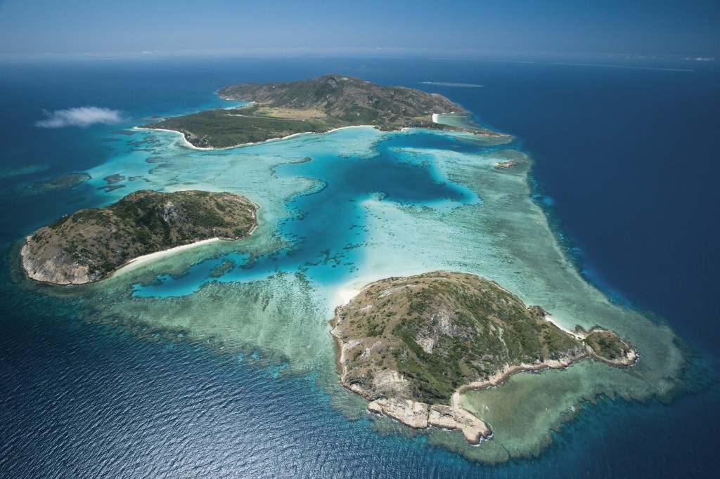 Aerial view of Lizard Island