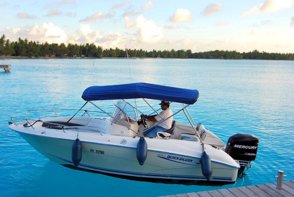 Boating | Photo Credit: St. Regis Bora Bora Boating | Photo Credit: St. Regis Bora Bora