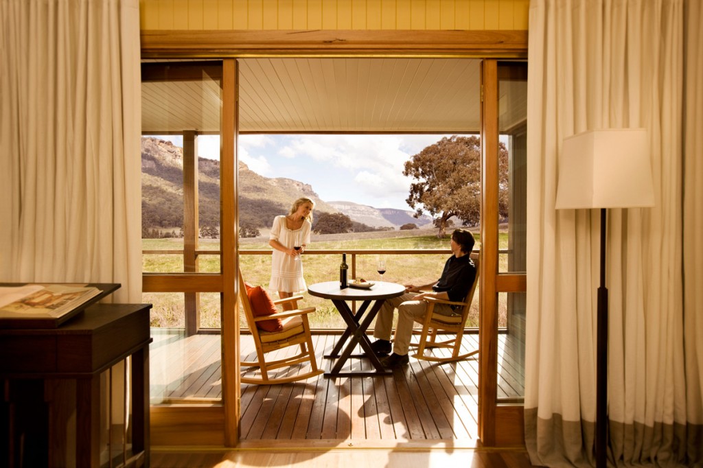 Verandah View | Photo Credit: Wolgan Valley Resort & Spa