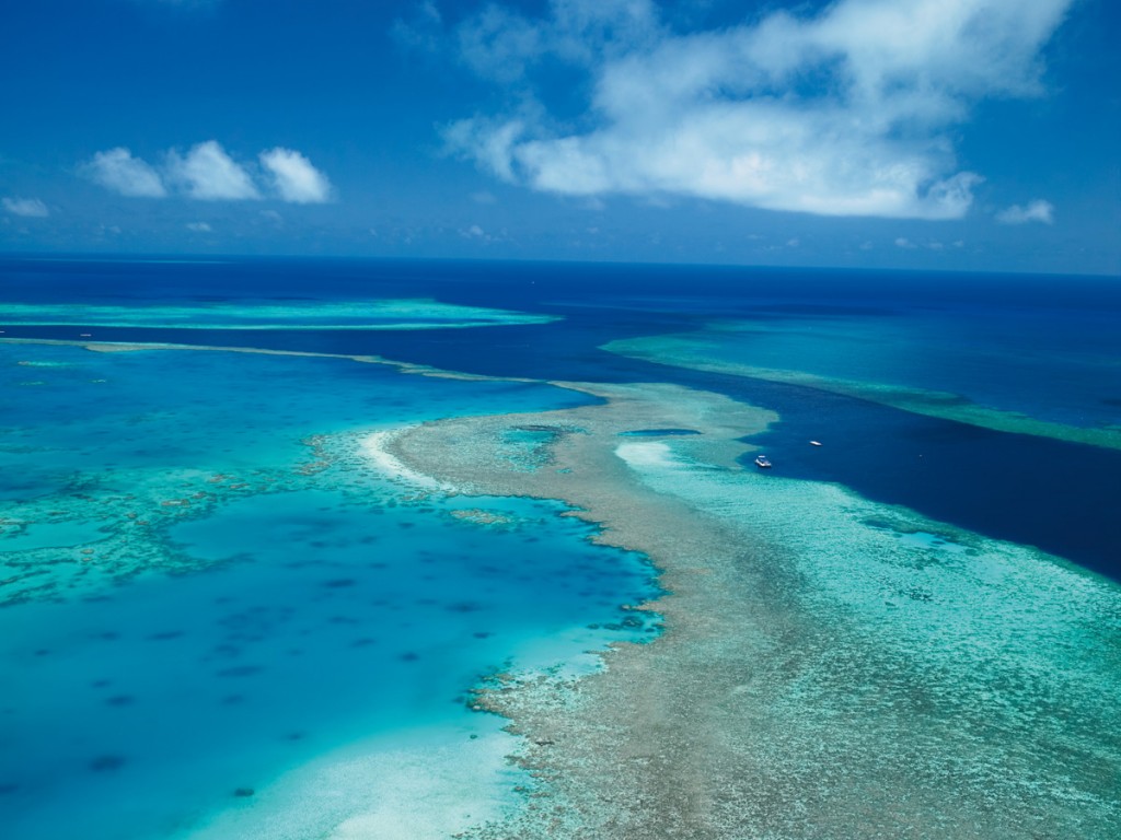 Aerial View of the Great Barrier Reef | Photo Credit: qualia Aerial View of the Great Barrier Reef | Photo Credit: qualia