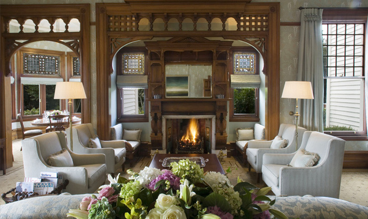 Photo: Drawing Room | Image Credit: Otahuna Lodge Photo: Drawing Room | Image Credit: Otahuna Lodge
