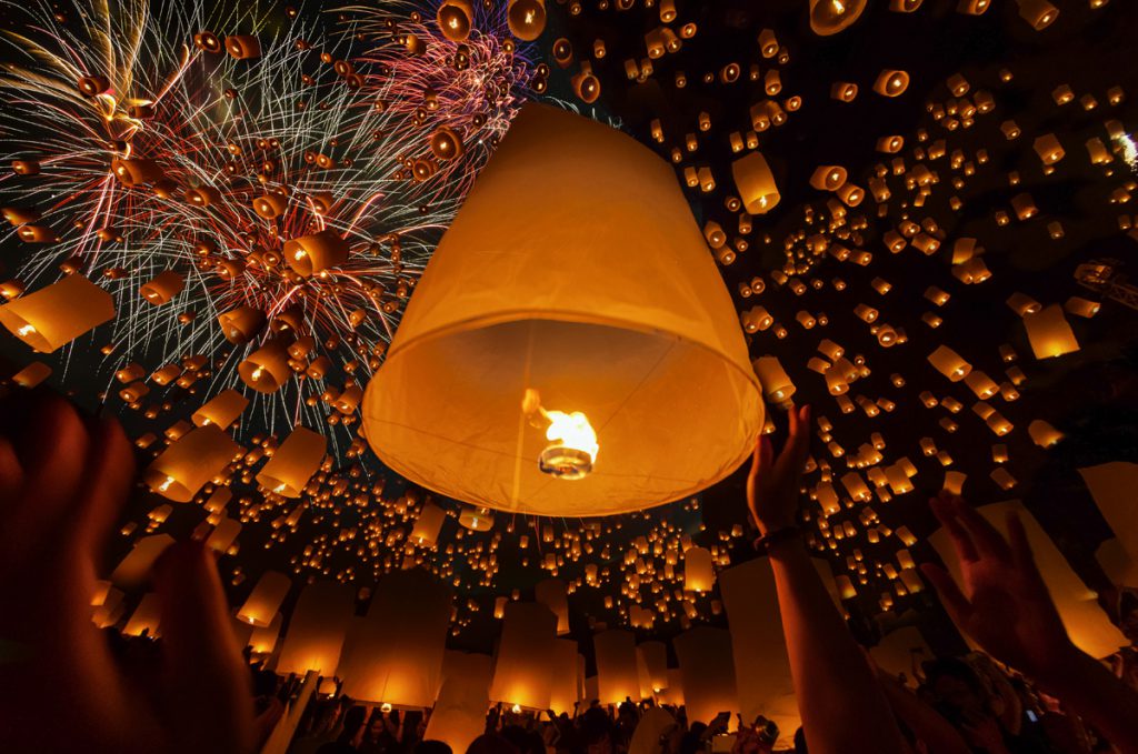 The Loi Krathong and Yi Peng Festivals in Thailand