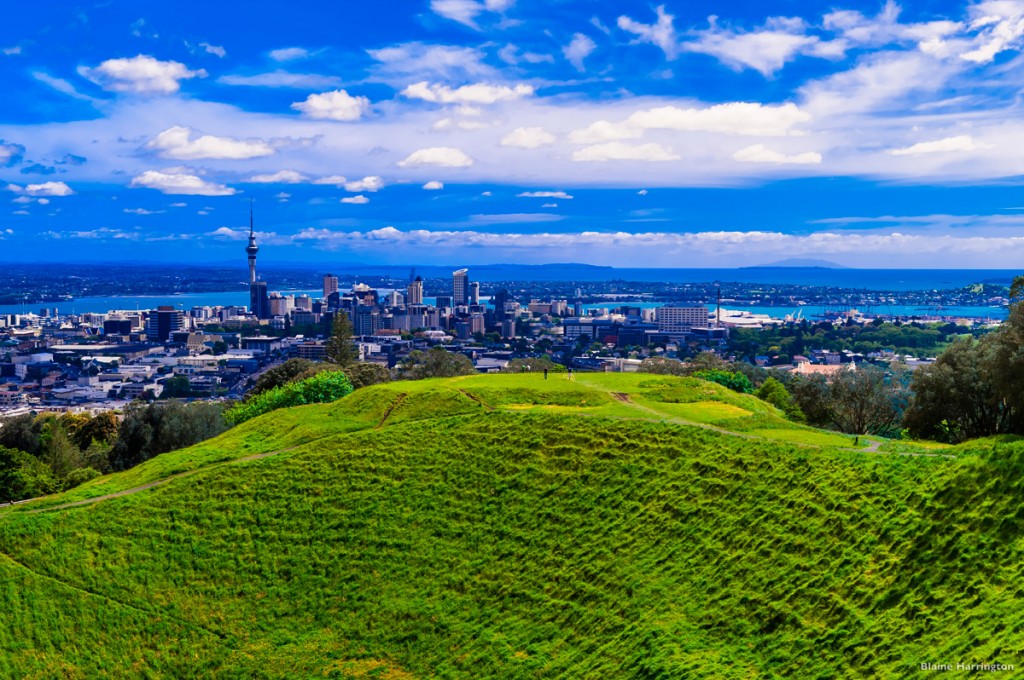 View of Auckland from Mt. Eden | Photo Credit: Tourism New Zealand