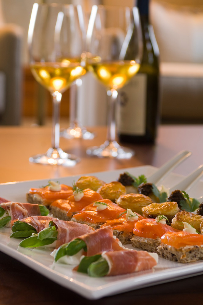 Canapes | Photo Credit: Otahuna Lodge Canapes | Photo Credit: Otahuna Lodge