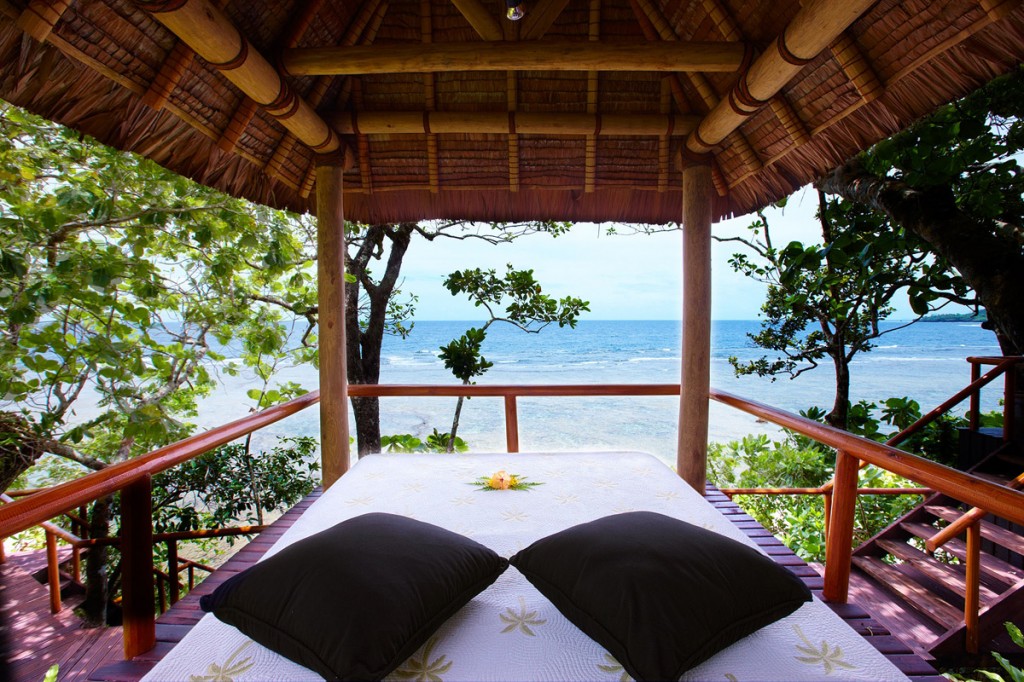 Day bed overlooking the Koro Sea | Photo Credit: Namale