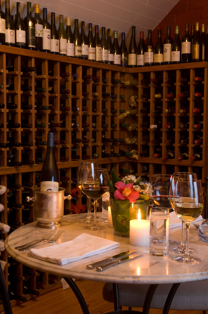Wine Cellar | Photo Credit: Otahuna Lodge Wine Cellar | Photo Credit: Otahuna Lodge