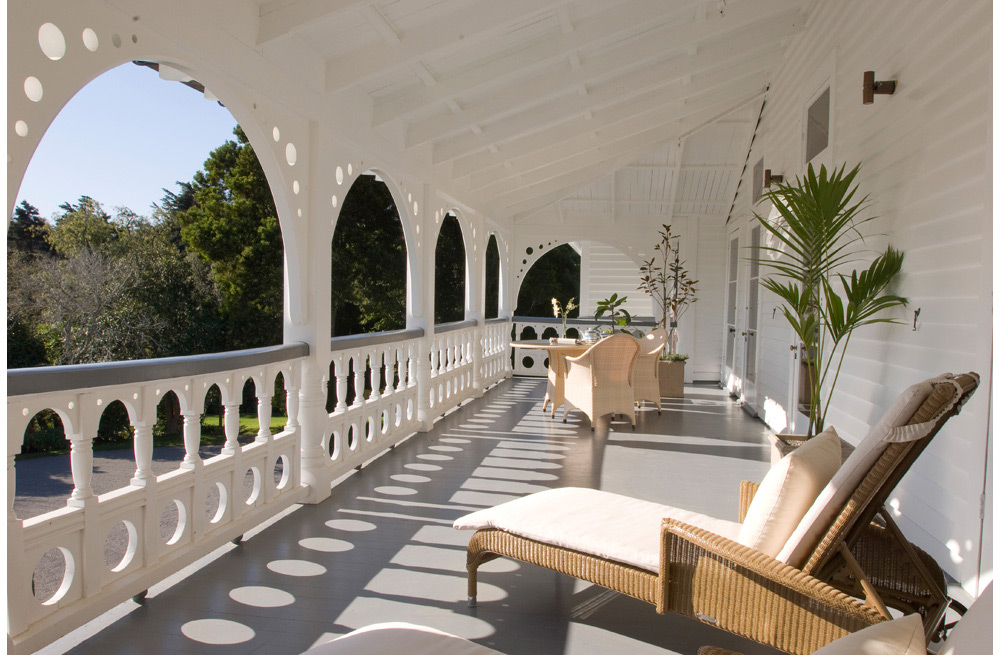 Deck | Photo Credit: Otahuna Lodge Deck | Photo Credit: Otahuna Lodge