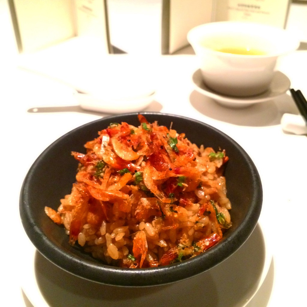 Fried rice with dried shrimp at The Lalu, Sun Moon Lake Fried rice with dried shrimp at The Lalu, Sun Moon Lake