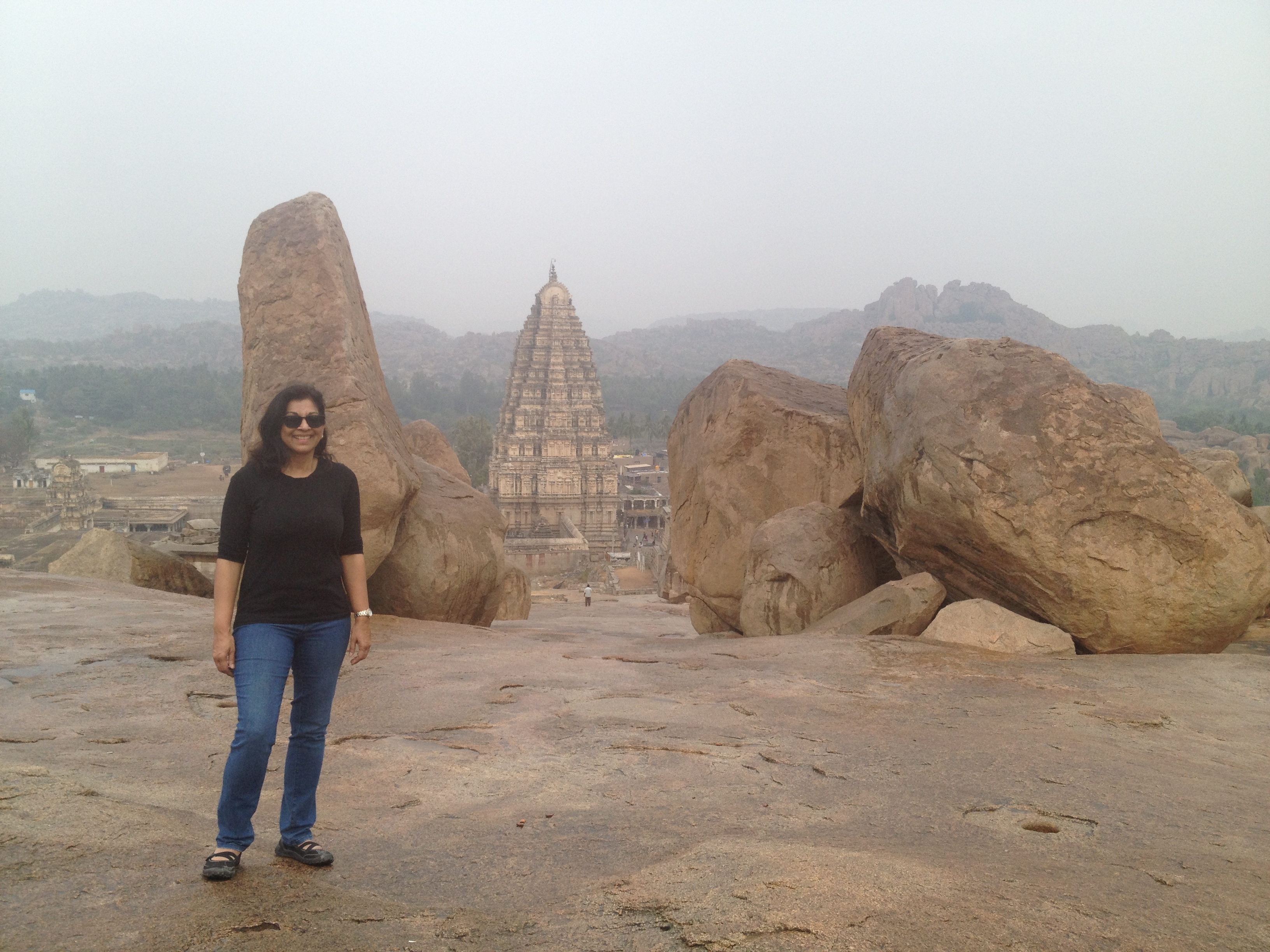 Ruins of the 14th century Hampi 