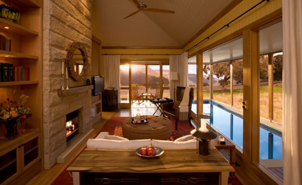 Living Area | Photo Credit: Wolgan Valley Resort & Spa