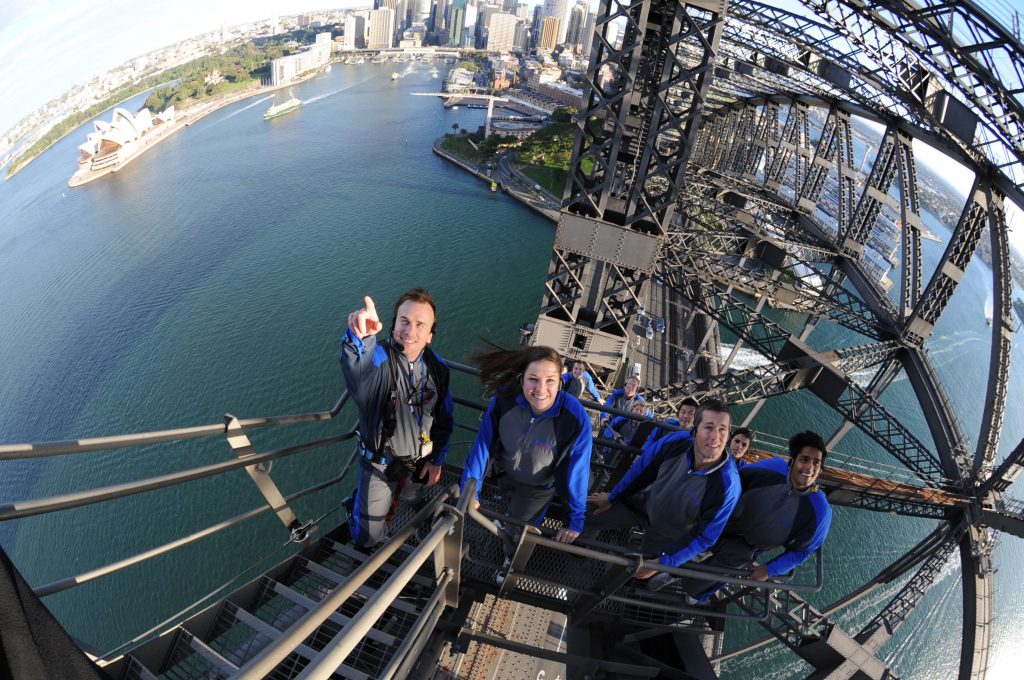 Aerial | Photo Credit: BridgeClimb Sydney