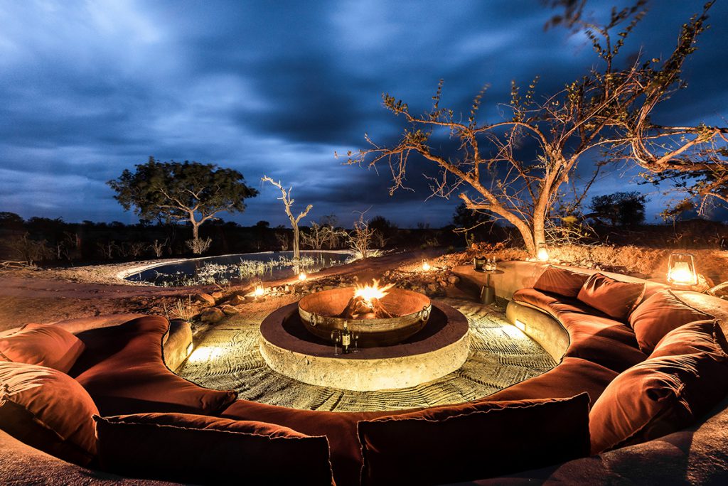 Fire Pit | Photo Credit: Sabi Sabi Earth Lodge