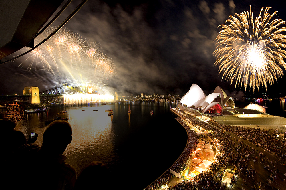 Opera House on New Year's Eve | Photo Credit: Destination New South Wales