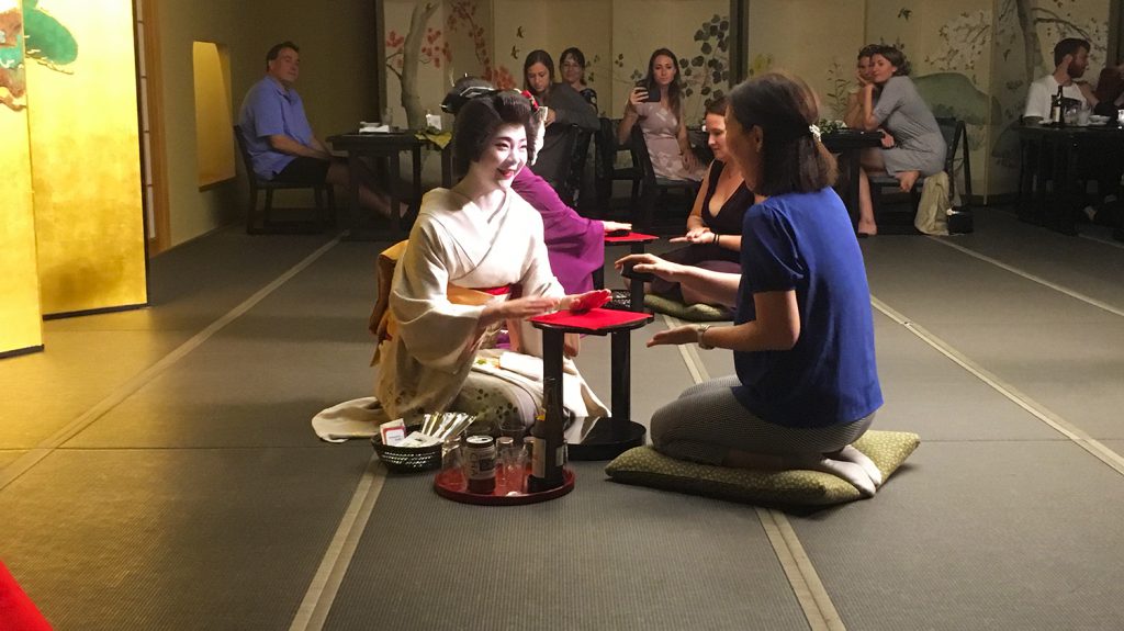 Maiko Dinner | Photo Credit: Donna Van Buren