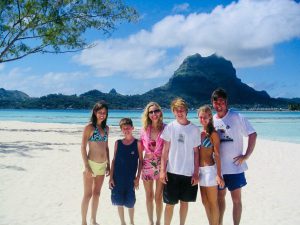 The Swain Family in Tahiti