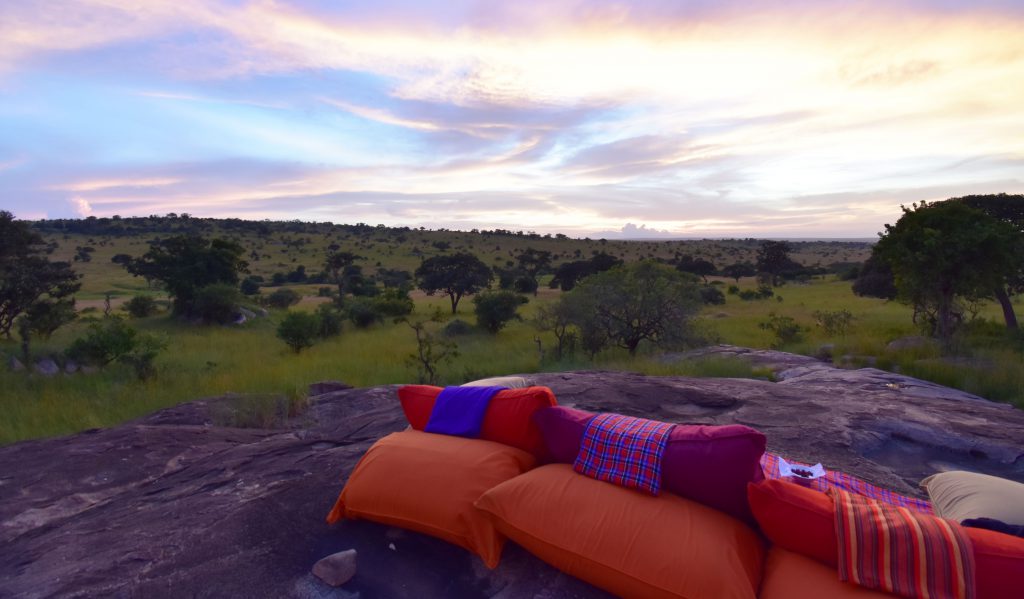 Sundowners in the Serengeti