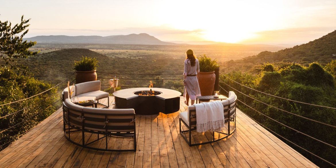 Cottar's Bush Villa deck