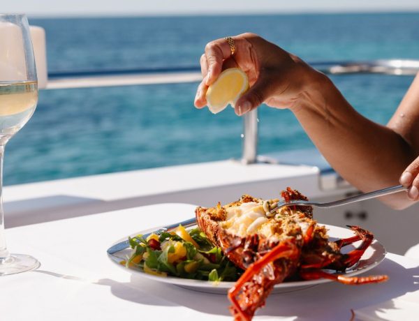 Seafood served waterfront in Western Australia